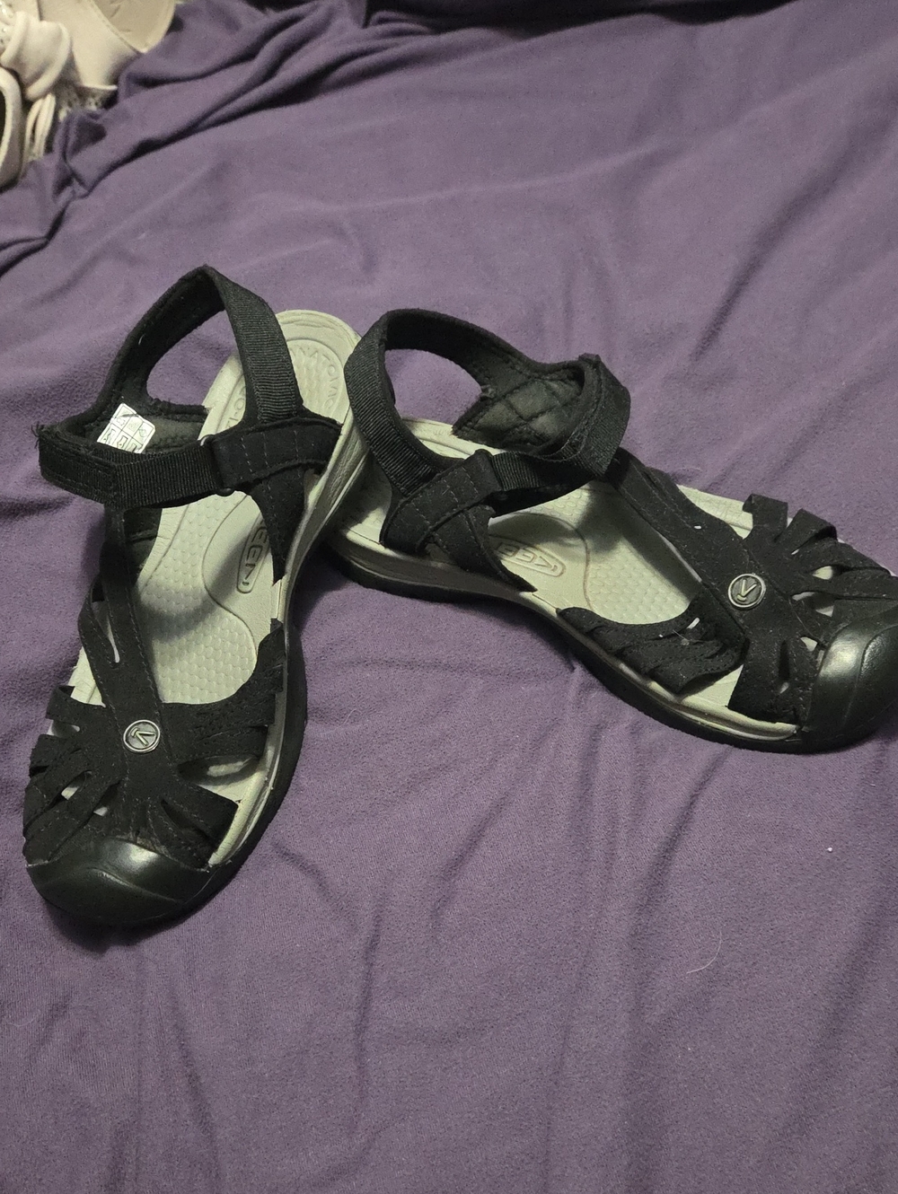 Keen Women’s Black and Gray Strappy Outdoor Sandals